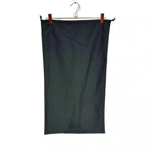 Alexander Wang XLarge 15.5”x27.5” Black Cotton Leather Patch Drawstring Dust Bag
